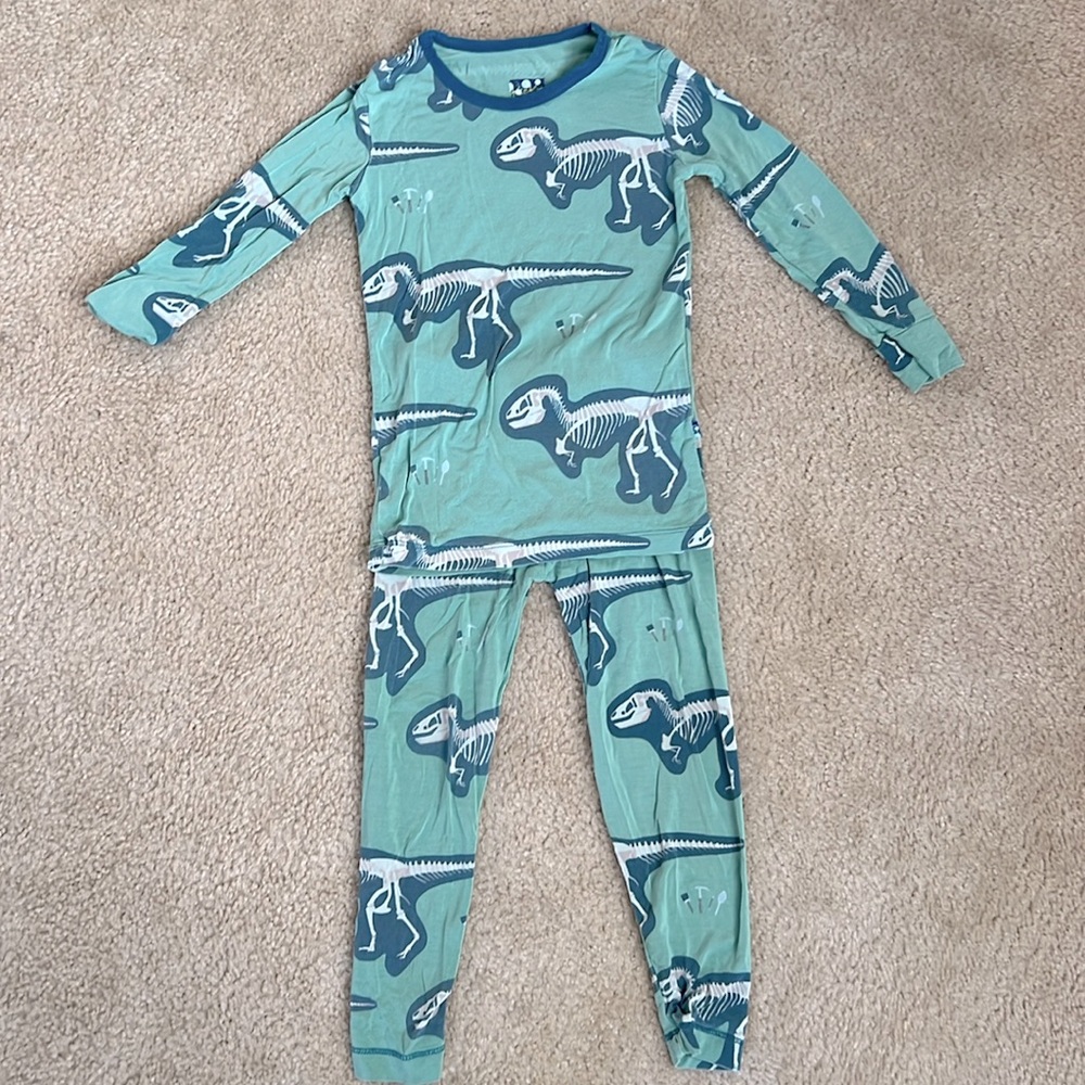 Kickee Pants Dinosaur Dig two piece set